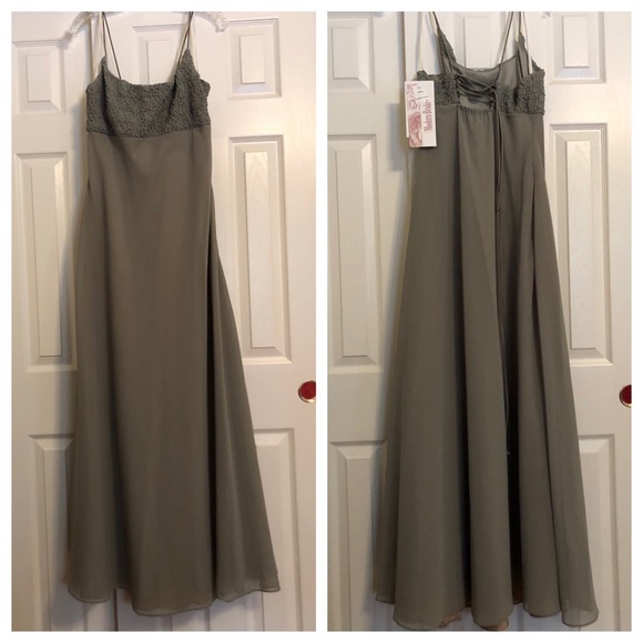NWT Olive Bridesmaid Dress - Picture 1 of 3
